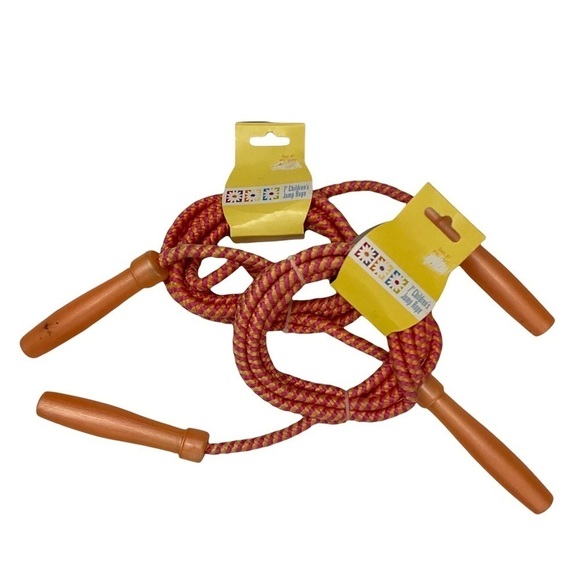 2 Walmart NWT 7’ Children’s Braided Jump Rope - Picture 1 of 4
